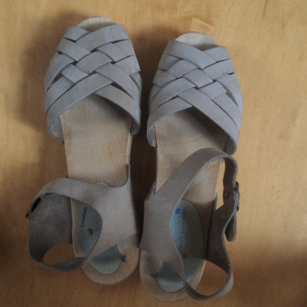 Lotta Stockholm clogs sandals size 41 (9 us) taupe